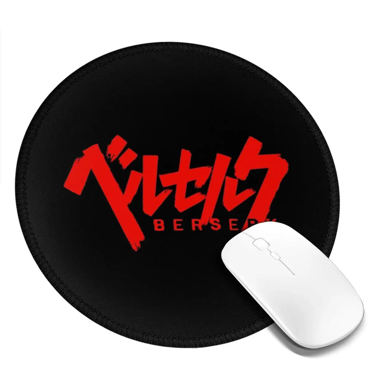 Gaming Accessories Logo - Japon animesi Berserk Logo yuvarlak Mouse