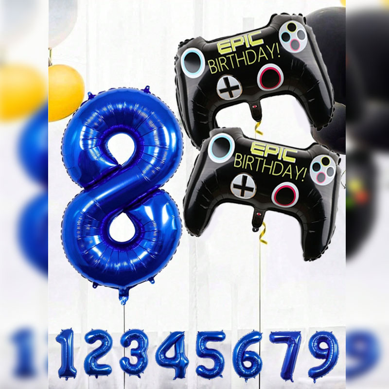 Gaming Set Accessories - 3 adet video oyunu Parti Malzemeleri