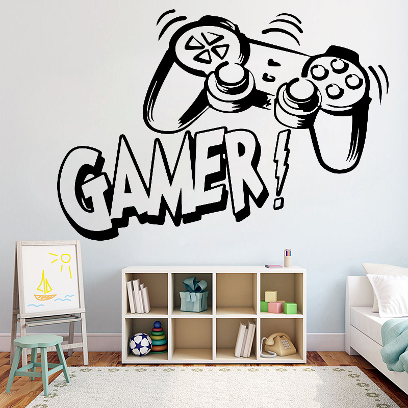 Gaming Accessories Wallpaper - Çocuk Odası için Duvar Sticker video