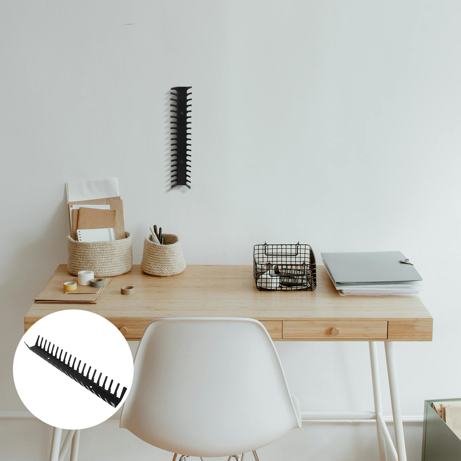 Gaming Accessories Wall Mount - 4 Adet Şeffaf Depolama Ünitesi -