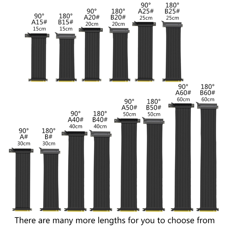 Vertical Gpu Bracket - EXPRESS 16X Esnek Kablo Kartı Yüksek