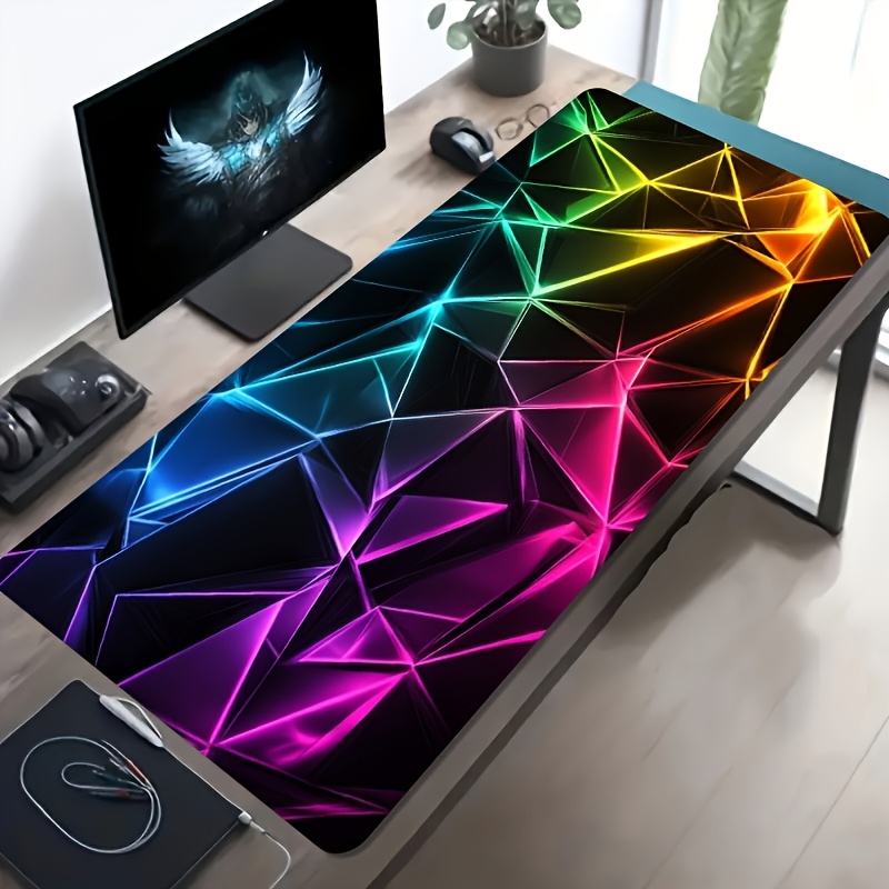 Gaming Accessories Brands - Marka Büyük Oyun Mouse Pad Neon