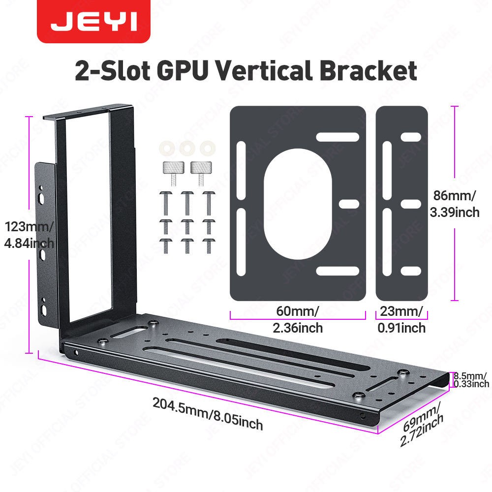 Vertical Gpu Bracket - JEYI Dikey Grafik Kartı Montaj Braketi