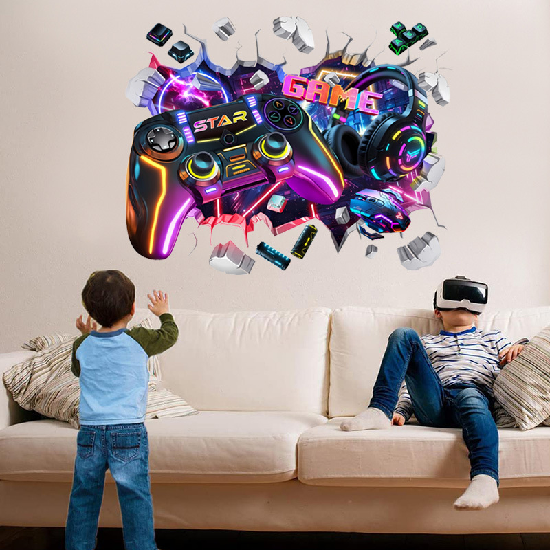 Gaming Accessories Wallpaper - Büyük Serin Oyun Kumandası Graffiti Duvar