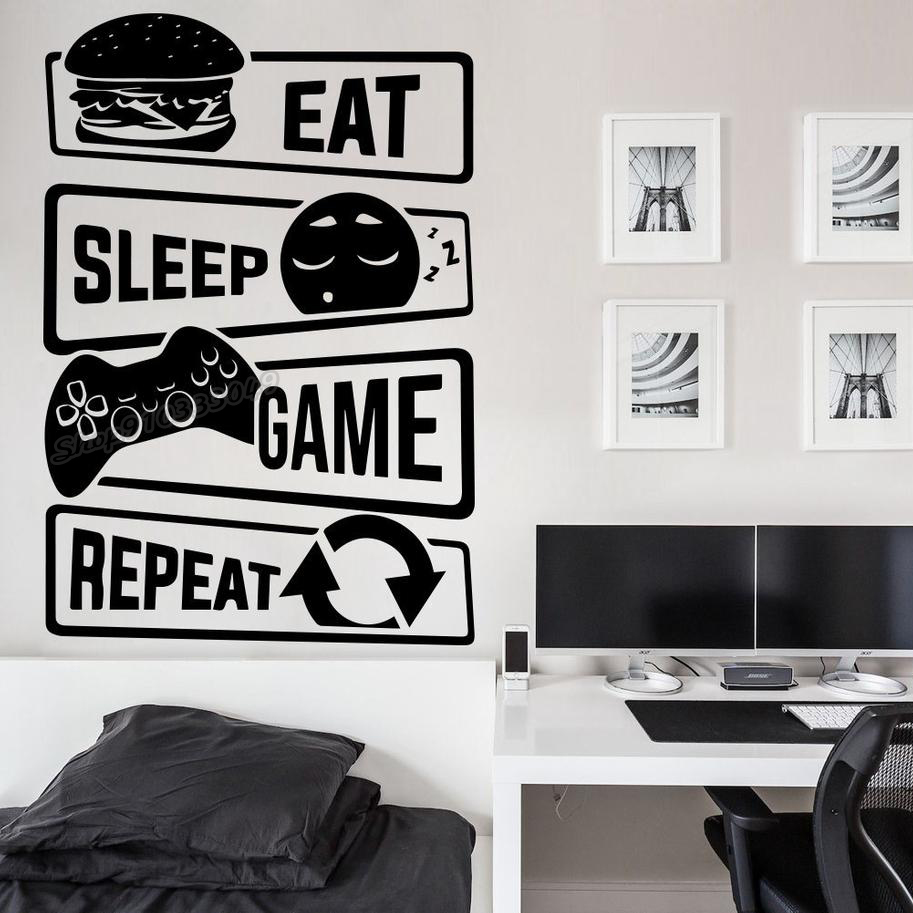 Gaming Accessories Wallpaper - Yiyin uyku oyun tekrar oyun duvar