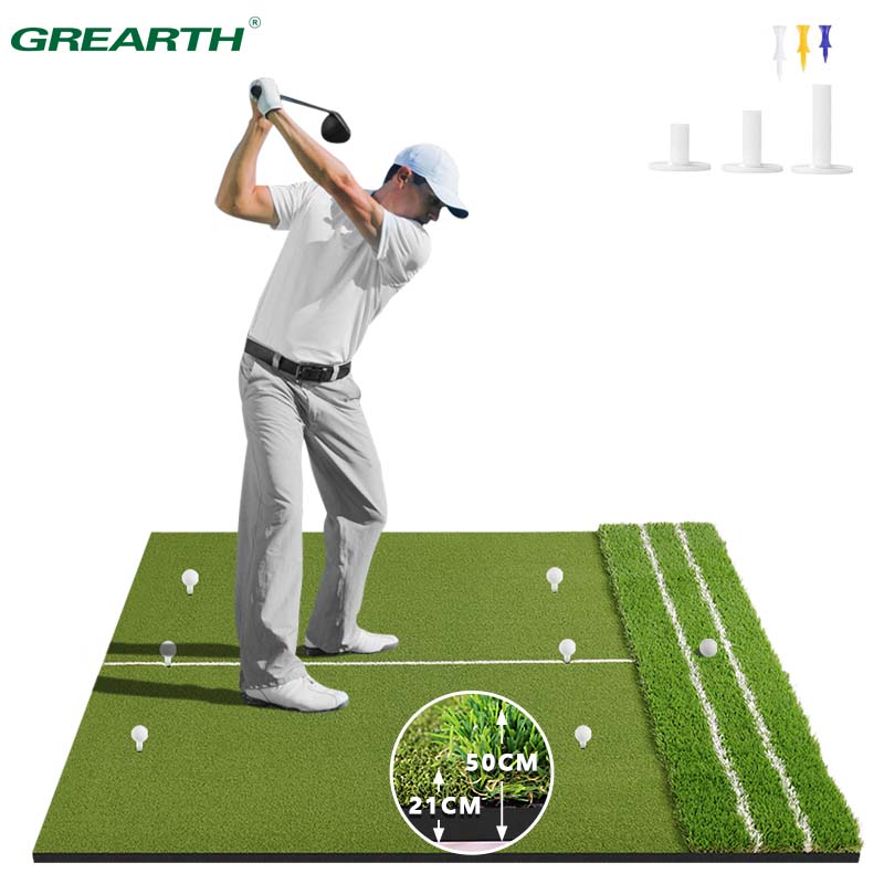 Desk Corner Mat - Premium Çift Katmanlı Golf Matı: Geliştirilmiş