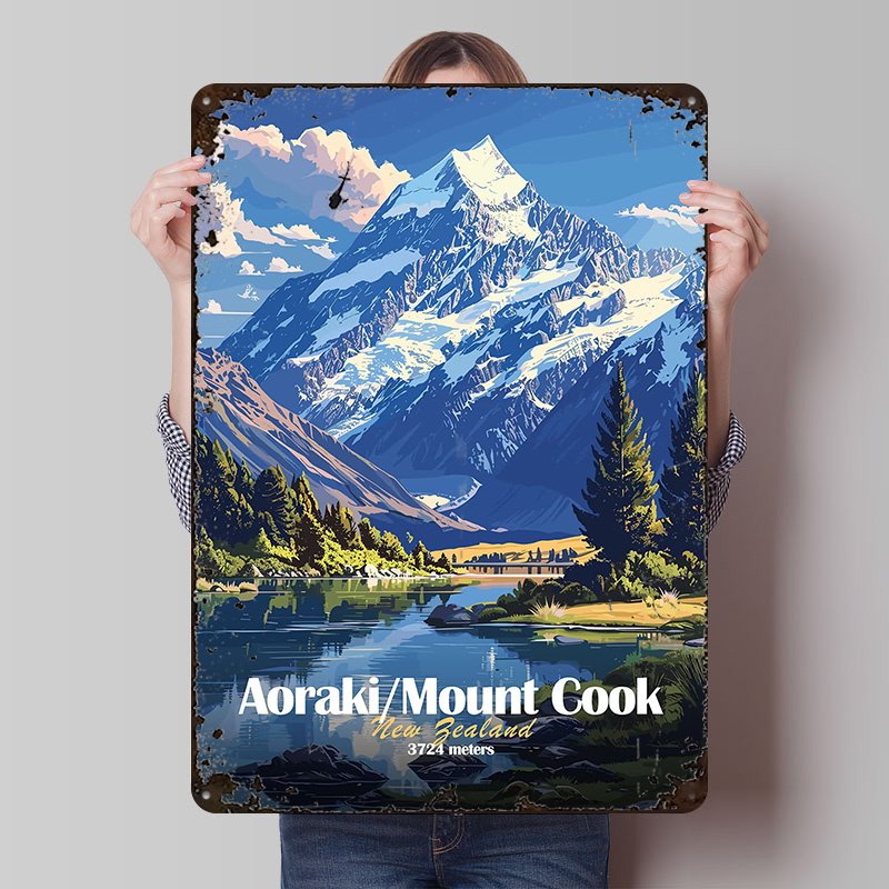 Gaming Accessories Wall Mount - Aoraki/Mount Cook Oyun Odası Dekorasyonu Ev