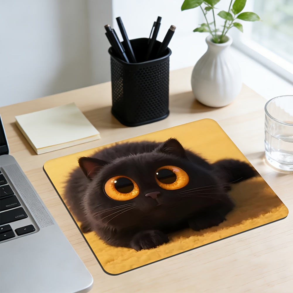 Gaming Accessories Brands - Marka Siyah Kedi Mouse Pad Demir