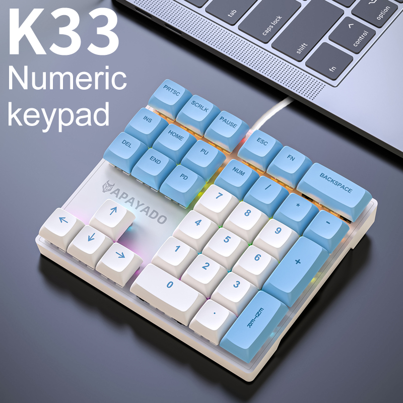 Keyboard Numpad Separate - K33 Kompakt Mekanik Sayı Tuş Takımı,