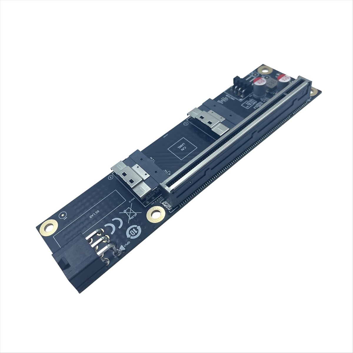 Vertical Gpu Bracket - 2 Port PCI-E 4.0 X16 -