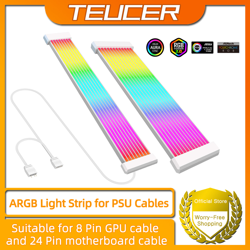 Vertical Gpu Bracket - PC RGB ışık şeridi PSU kablosu