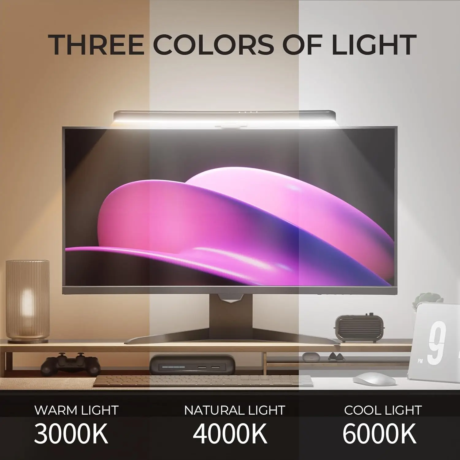 Monitör Işık Çubuğu Kavisli, R - Gaming Accessories Bedroom incelemesi ve fiyatı