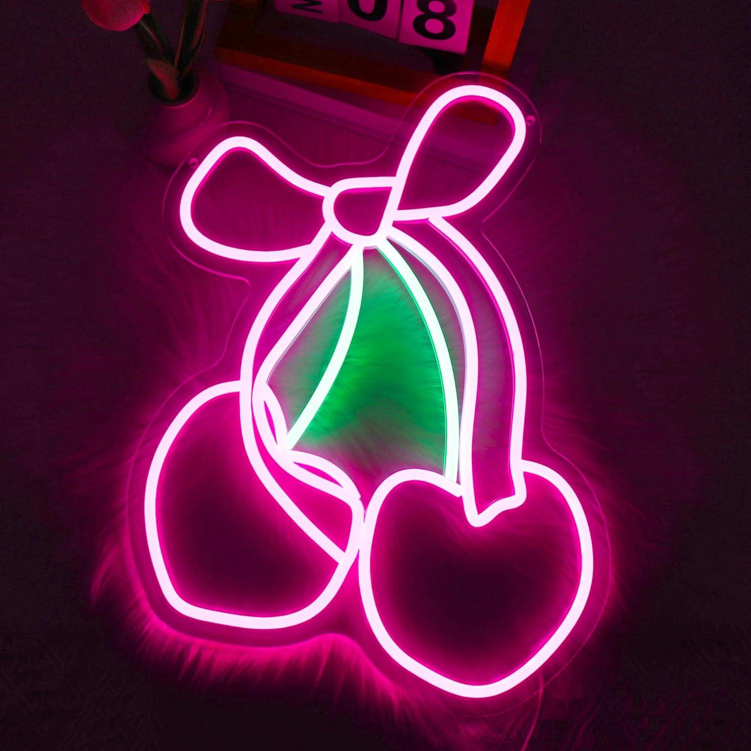 Cherry Bow Neon Tabela USB Kıs - Gaming Accessories Shop incelemesi ve fiyatı