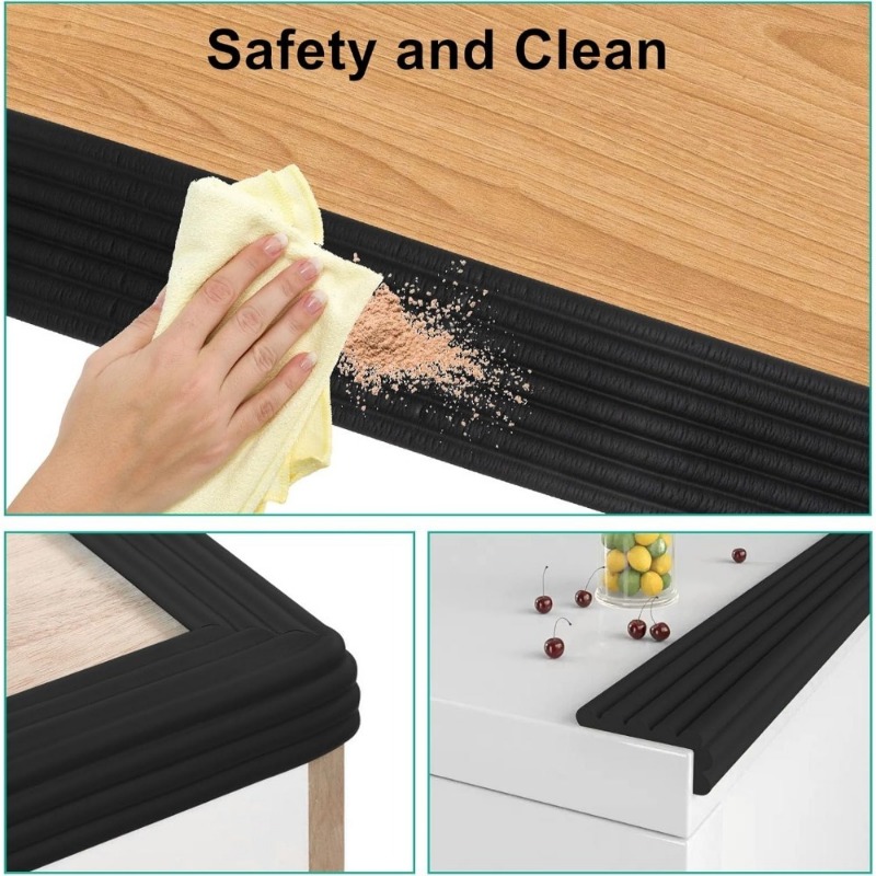 Siyah Kalınlaştırılmış Çarpışm - Desk Corner Mat incelemesi ve fiyatı