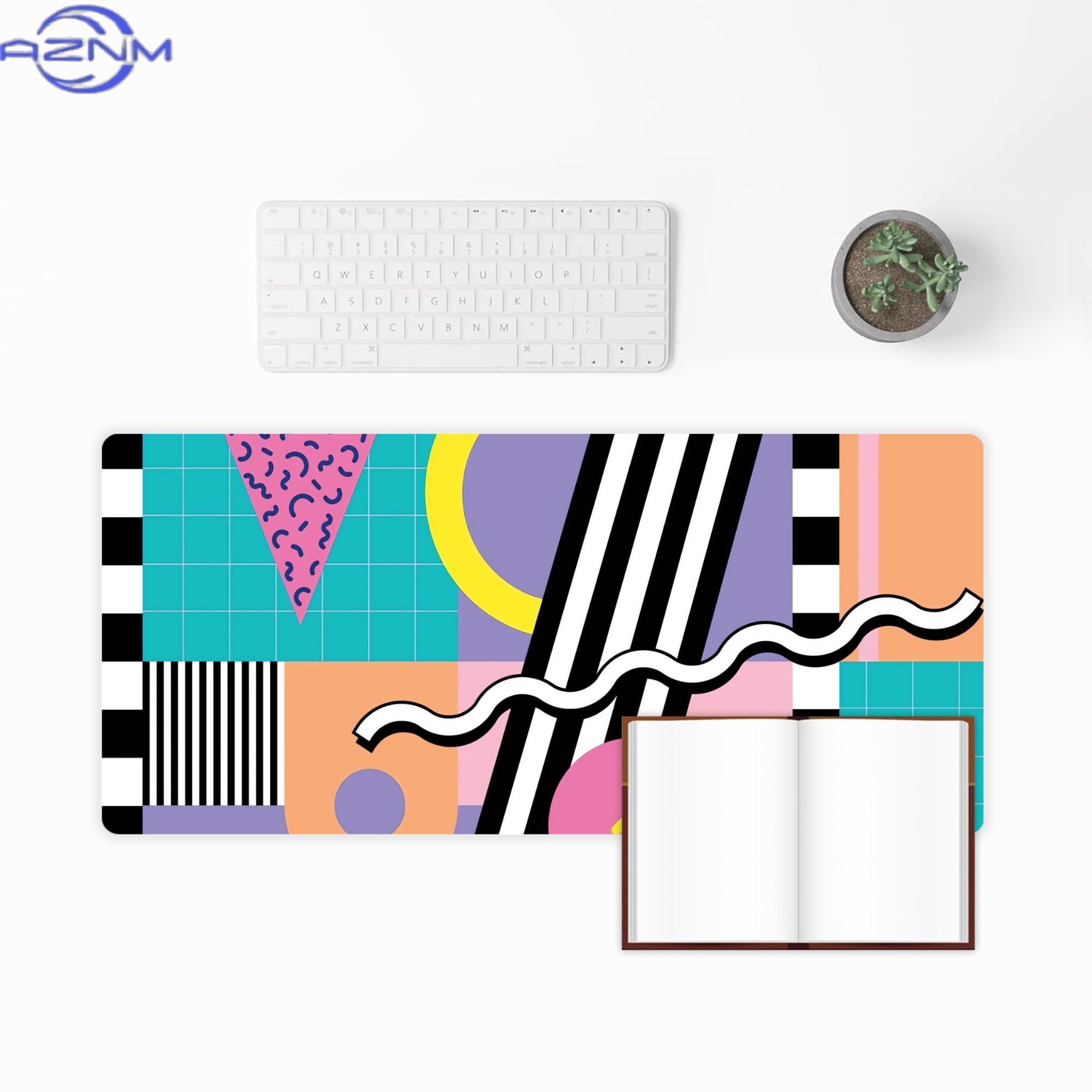 Memphis Desenli 91 90'lar 80'l - Desk Corner Mat incelemesi ve fiyatı