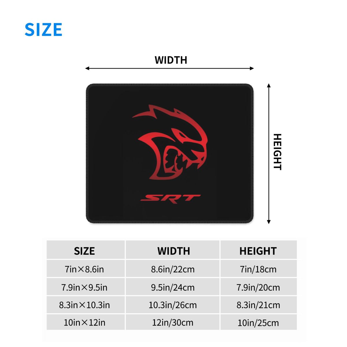 Dodge Hellcat Srt Logo Çok Boy - Gaming Accessories Logo incelemesi ve fiyatı