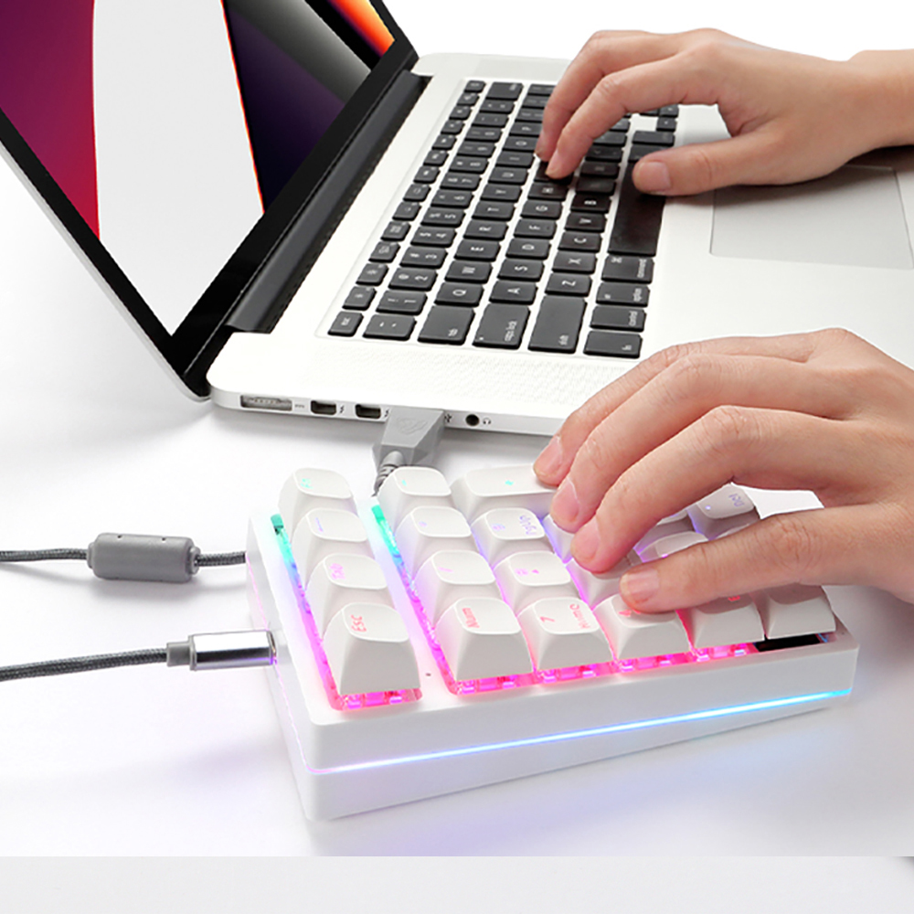 K24Pro 21 Tuşlu Numara Pad Mek - Keyboard Numpad Separate incelemesi ve fiyatı