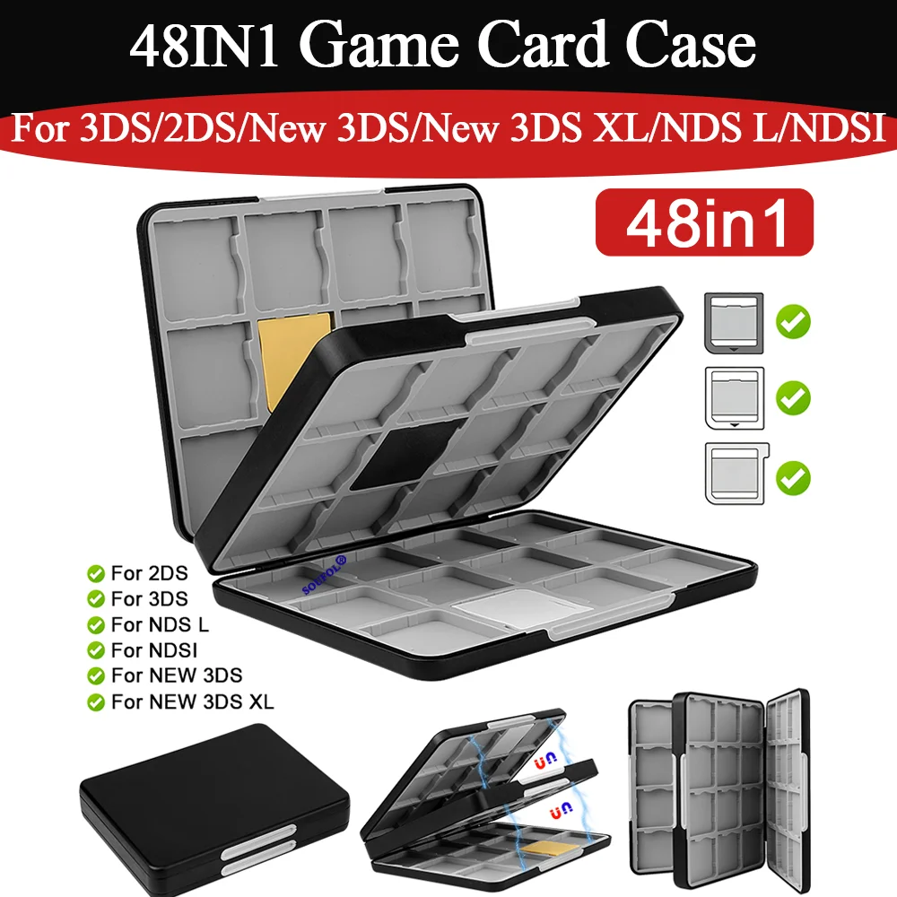2026 yeni 3DS için 48IN1 taşın - Gaming Accessories Box incelemesi ve fiyatı