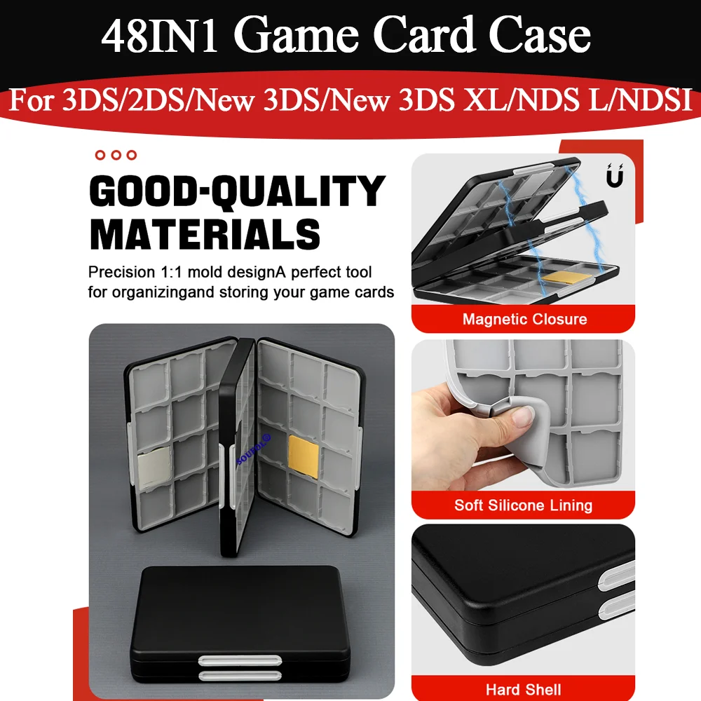 2026 yeni 3DS için 48IN1 taşın - Gaming Accessories Box incelemesi ve fiyatı