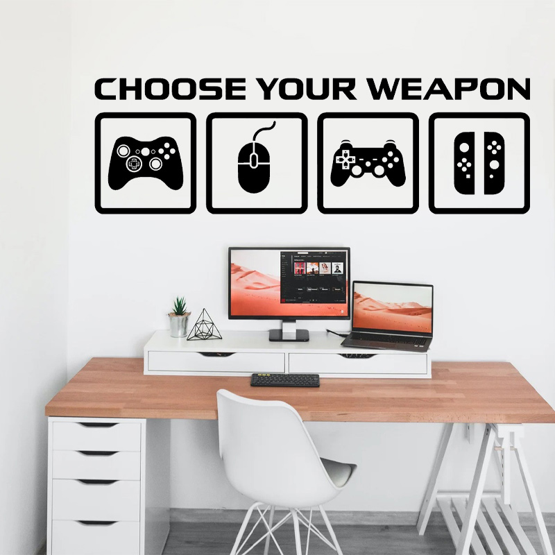 Video oyunu dekor duvar çıkart - Gaming Accessories Wallpaper incelemesi ve fiyatı