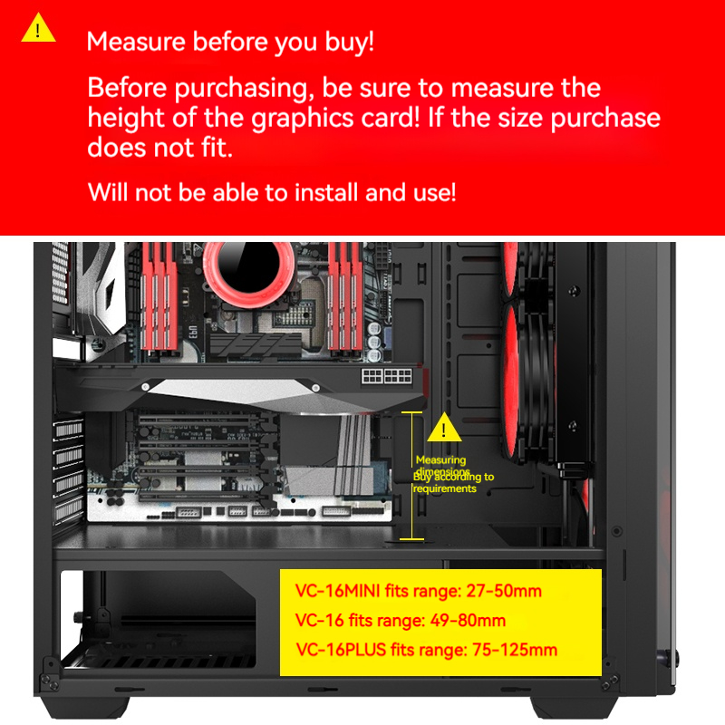 Grafik Kartı GPU Tutucu Ayarla - Vertical Gpu Bracket incelemesi ve fiyatı