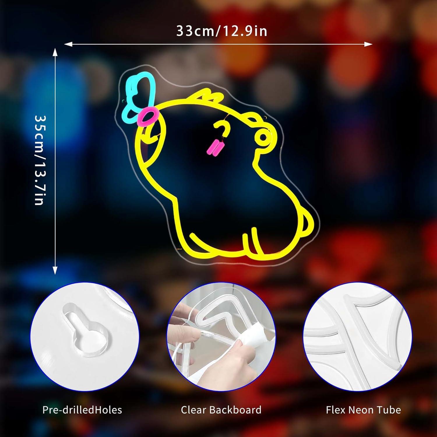 Kapibara Neon Işığı USB Kısıla - Gaming Accessories Shop incelemesi ve fiyatı