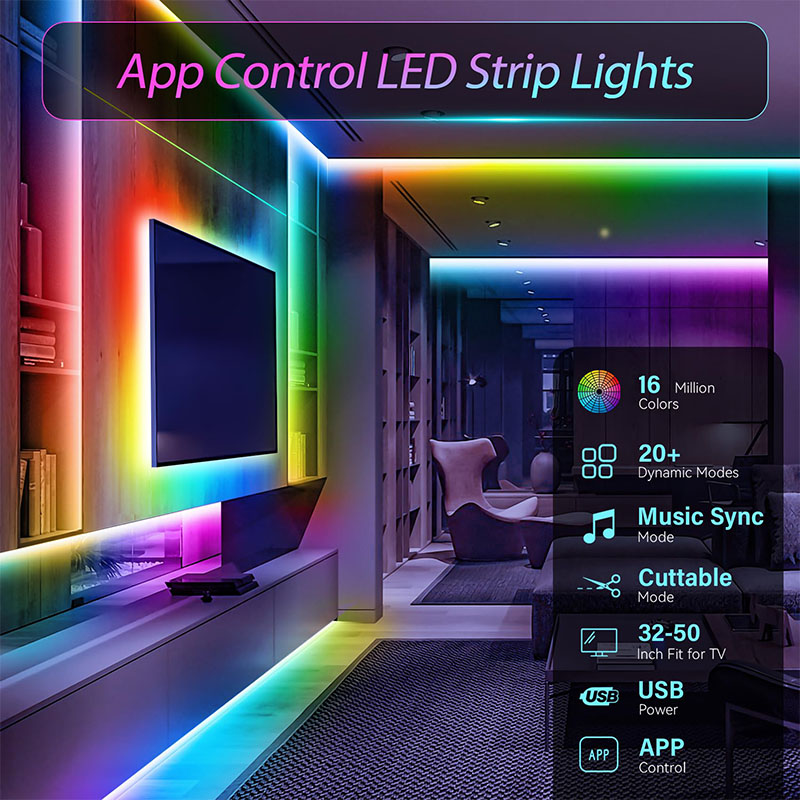 USB RGB LED Şerit Işık SMD3535 - Gaming Accessories Bedroom incelemesi ve fiyatı