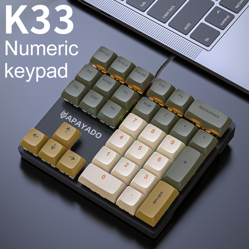 K33 Kompakt Mekanik Sayı Tuş T - Keyboard Numpad Separate incelemesi ve fiyatı