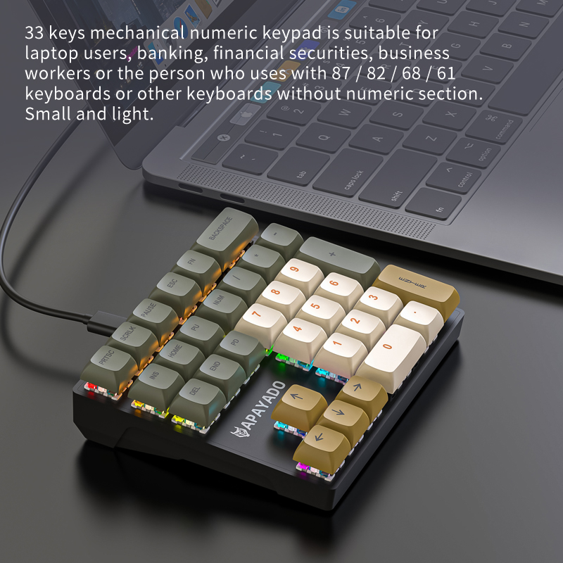 K33 Kompakt Mekanik Sayı Tuş T - Keyboard Numpad Separate incelemesi ve fiyatı