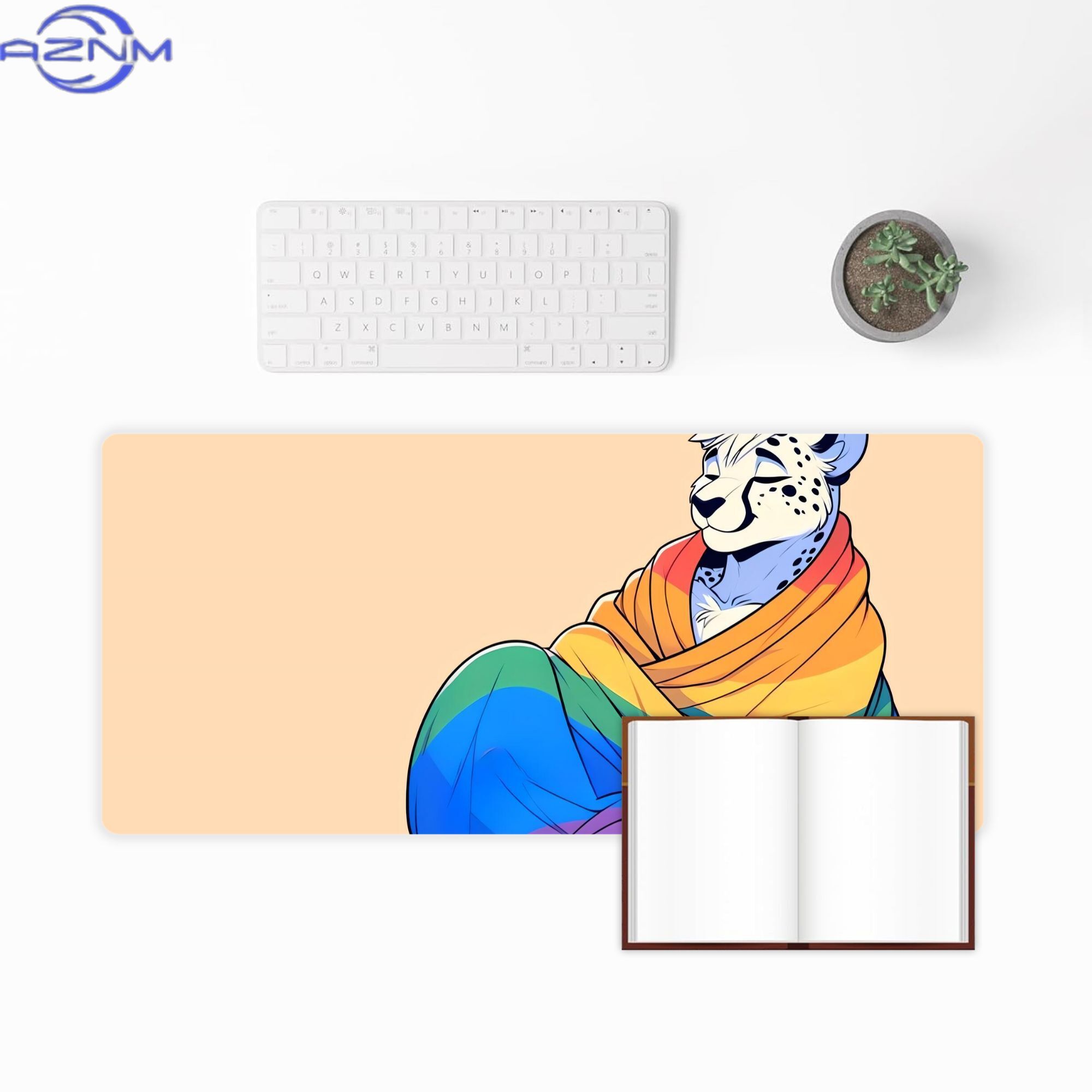 Comfy Womfy Furry Pride Cheeta - Desk Corner Mat incelemesi ve fiyatı