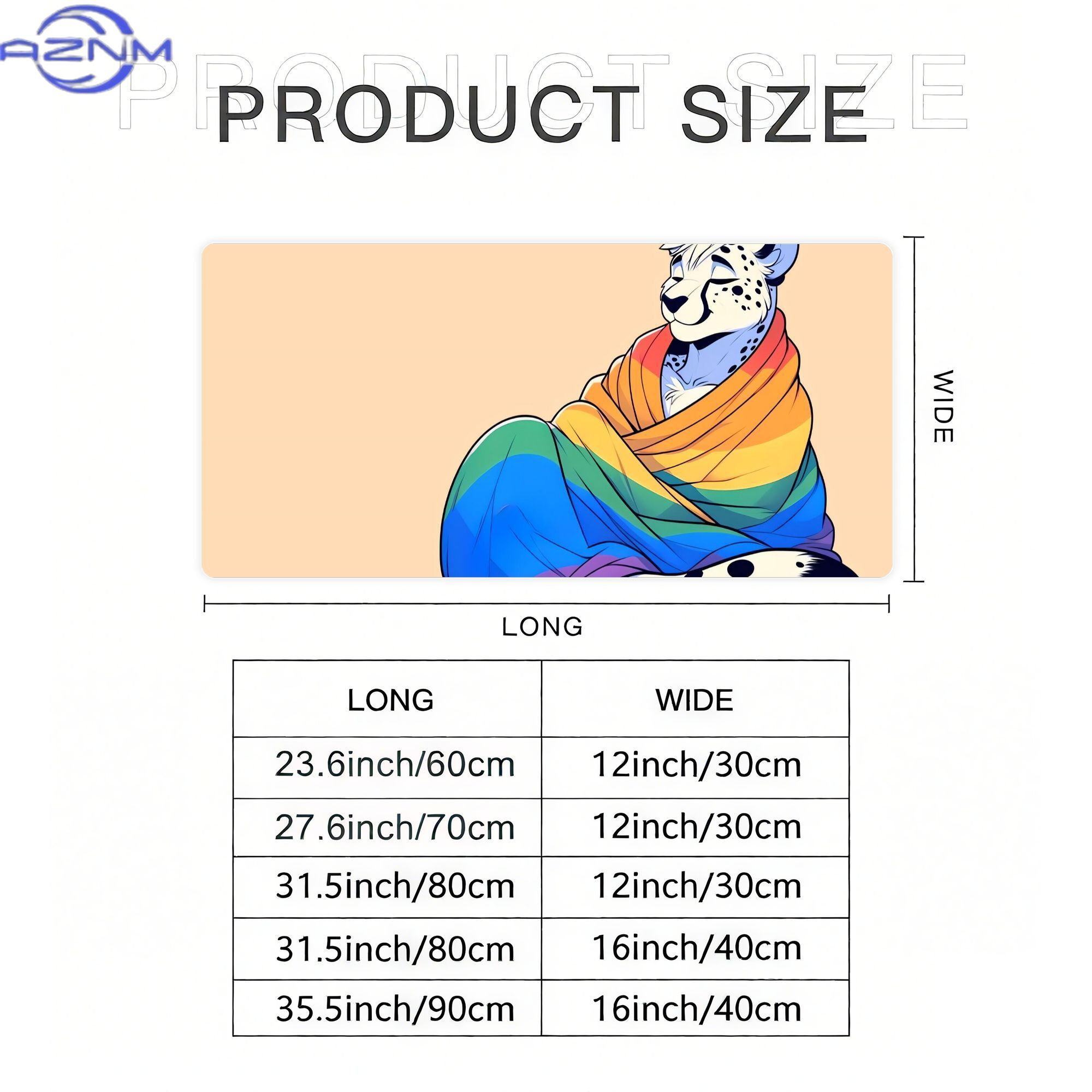 Comfy Womfy Furry Pride Cheeta - Desk Corner Mat incelemesi ve fiyatı