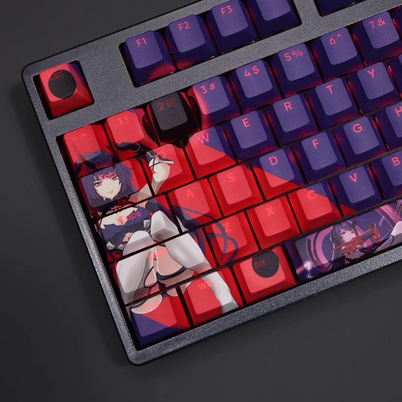 108 tuşları/set Honkai darbe 3 - Gaming Set Accessories incelemesi ve fiyatı