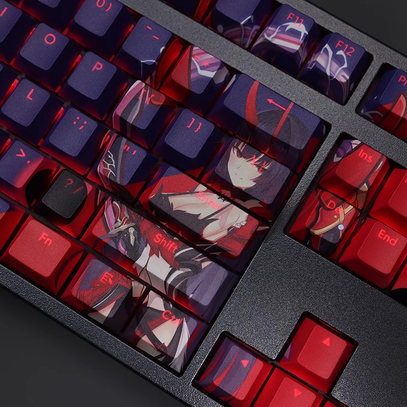 108 tuşları/set Honkai darbe 3 - Gaming Set Accessories incelemesi ve fiyatı