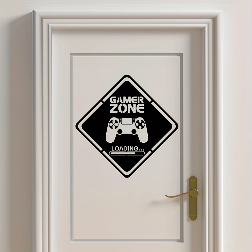 1 adet oyun bölge kapı çıkartm - Gaming Accessories Bedroom incelemesi ve fiyatı
