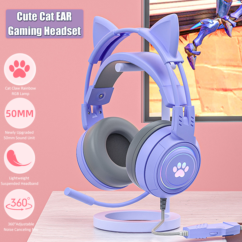 Sevimli kedi kulak oyun mikrof - Gaming Accessories Monitor incelemesi ve fiyatı