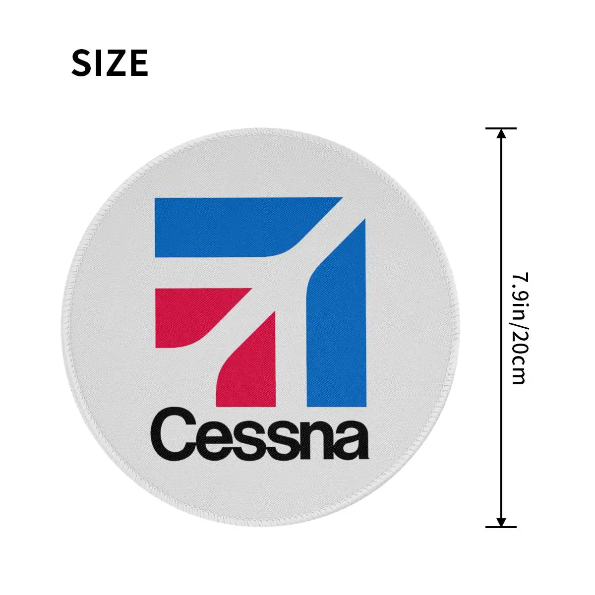 Cessna Logo Yuvarlak Mouse Pad - Gaming Accessories Logo incelemesi ve fiyatı