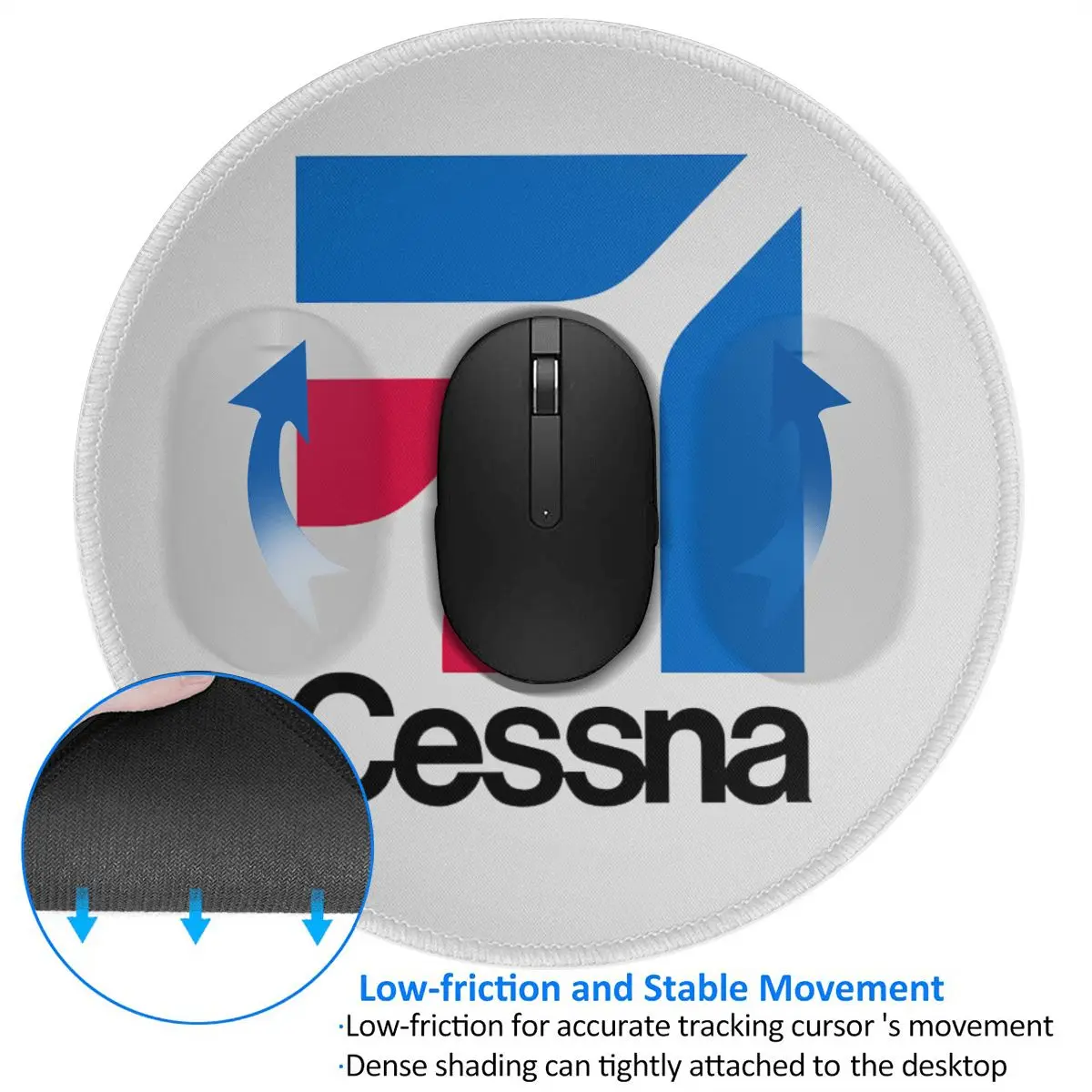 Cessna Logo Yuvarlak Mouse Pad - Gaming Accessories Logo incelemesi ve fiyatı