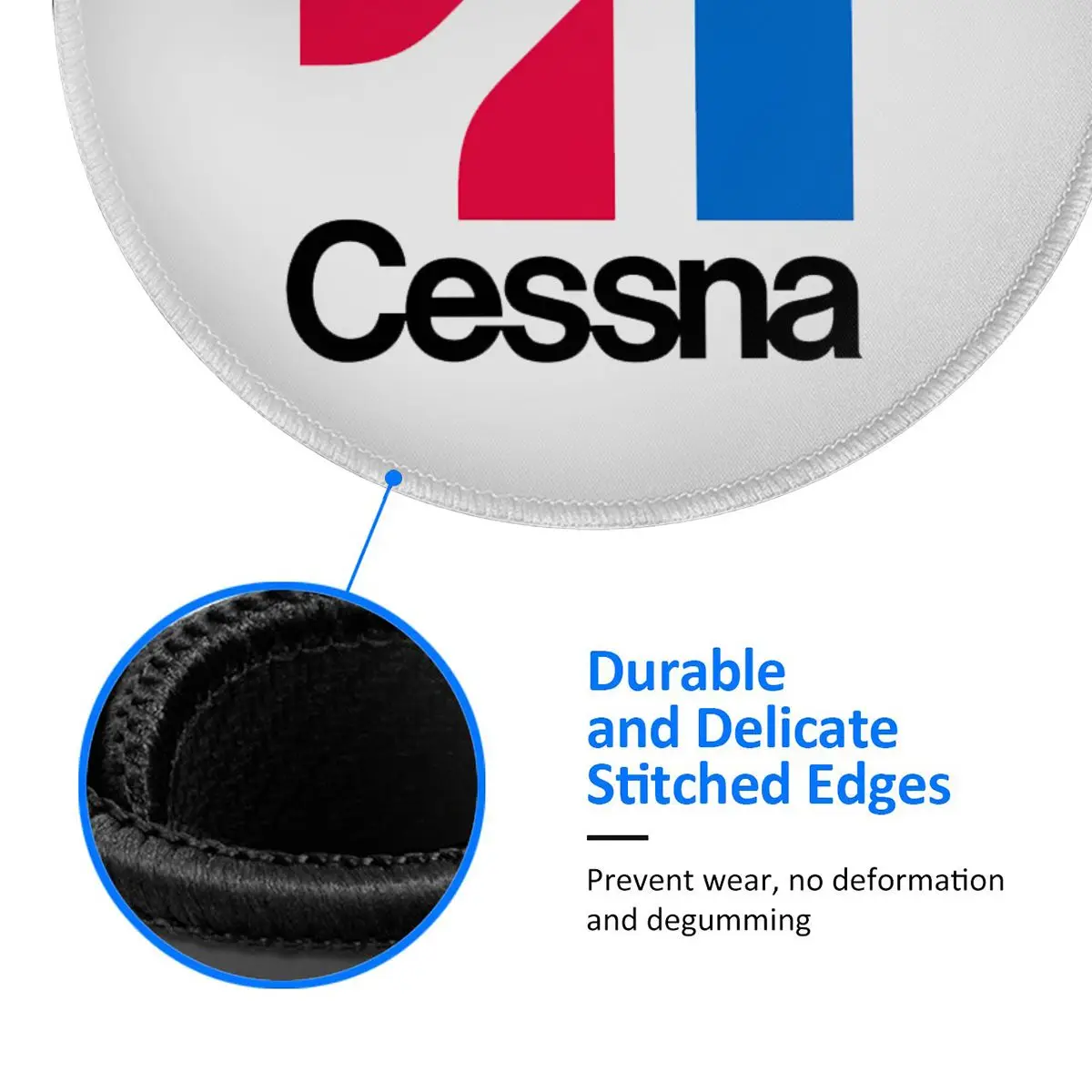 Cessna Logo Yuvarlak Mouse Pad - Gaming Accessories Logo incelemesi ve fiyatı