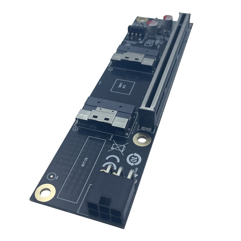 YENİ 2 Portlu SlimSAS 8i x2 -  - Vertical Gpu Bracket incelemesi ve fiyatı
